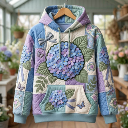 Floral Patchwork Hoodie GFTONMU2547