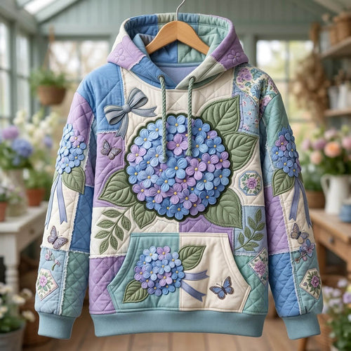 Floral Patchwork Hoodie GFTONMU2547