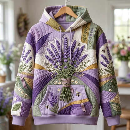 Floral Patchwork Hoodie GFTONMU2551