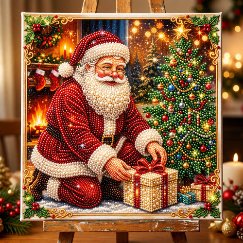 Santa Claus DIY Diamond Pearl Art Kit GFTONMU2575