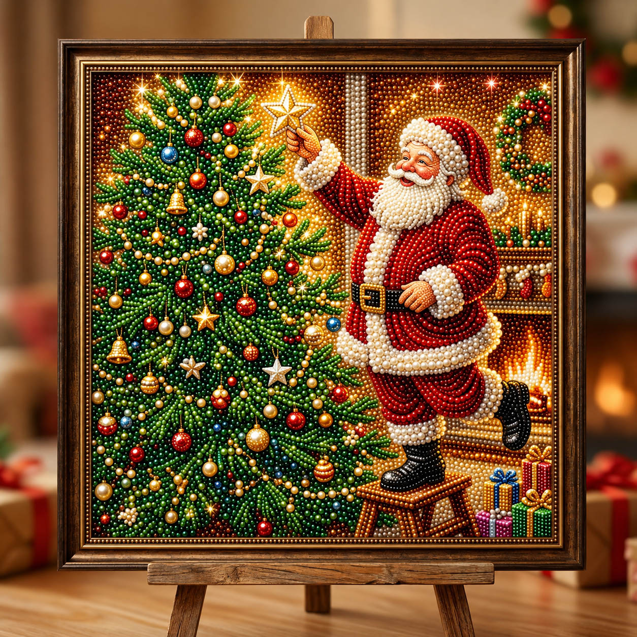 🔥 EARLY CHRISTMAS/HALLOWEEN SALE 49% OFF - Santa Claus DIY Diamond Pearl Art Kit
