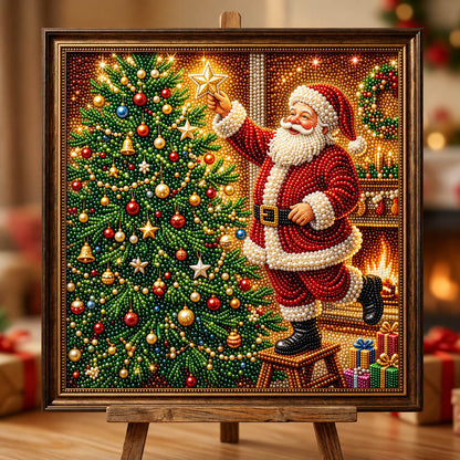🔥 EARLY CHRISTMAS/HALLOWEEN SALE 49% OFF - Santa Claus DIY Diamond Pearl Art Kit