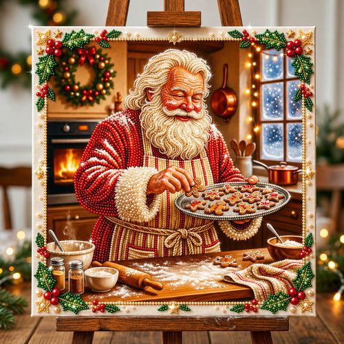 Santa Claus DIY Diamond Pearl Art Kit GFTONMU2578