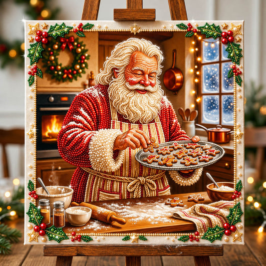 Santa Claus DIY Diamond Pearl Art Kit GFTONMU2578