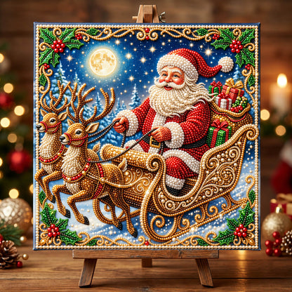 Santa Claus DIY Diamond Pearl Art Kit GFTONMU2579