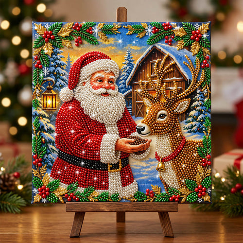 Santa Claus DIY Diamond Pearl Art Kit GFTONMU2580