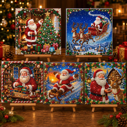 🔥 EARLY CHRISTMAS SALE 49% OFF - Christmas Santa DIY Diamond Pearl Art Kit