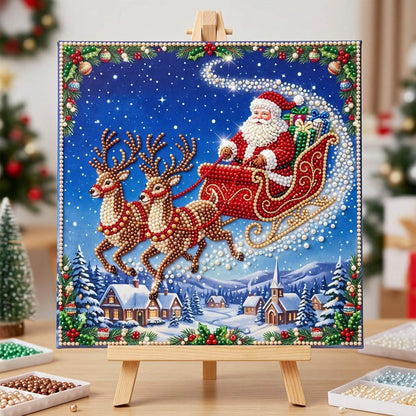 Santa Claus DIY Diamond Pearl Art Kit GFTONMU2583