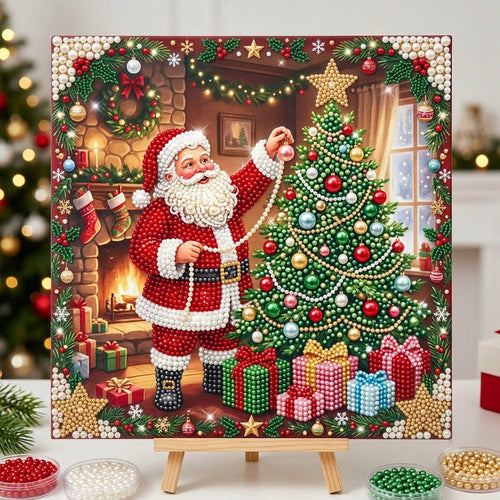 Santa Claus DIY Diamond Pearl Art Kit GFTONMU2584