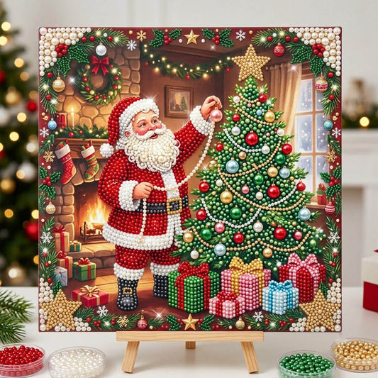 Santa Claus DIY Diamond Pearl Art Kit GFTONMU2584