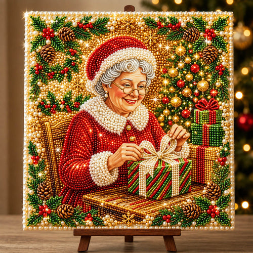 🔥 EARLY CHRISTMAS SALE 49% OFF - Merry Christmas DIY Diamond Pearl Art Kit GFTONMU2623
