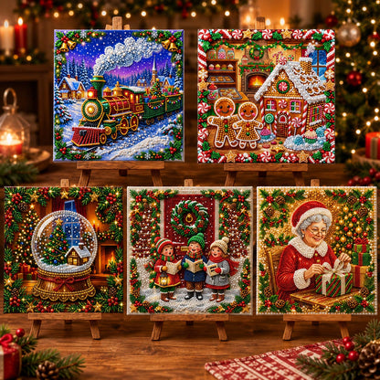 🔥 EARLY CHRISTMAS SALE 49% OFF - Merry Christmas DIY Diamond Pearl Art Kit GFTONMU2623