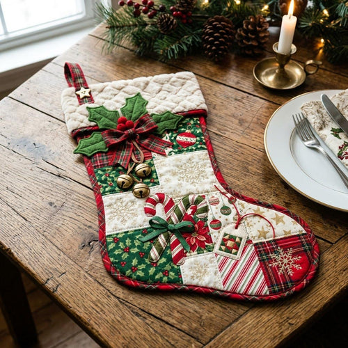 Merry Christmas Custom Shape Quilted Place Mat GFTONMU2712