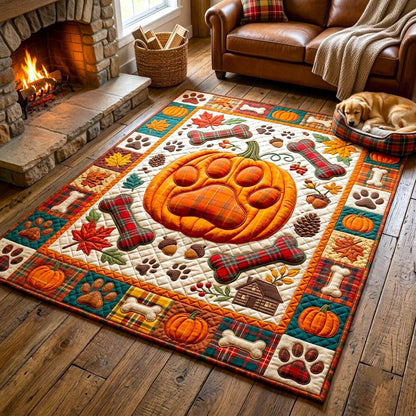 Pumpkin Paws Area Rug GFTONMU2792