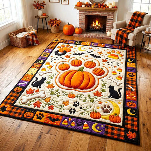 Pumpkin Paws Area Rug GFTONMU2794