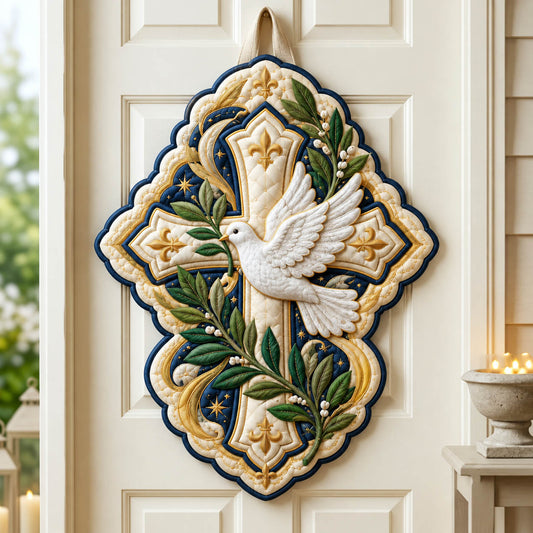 Christian Faith Custom Shape Quilted Door Hanger GFTONMU2896