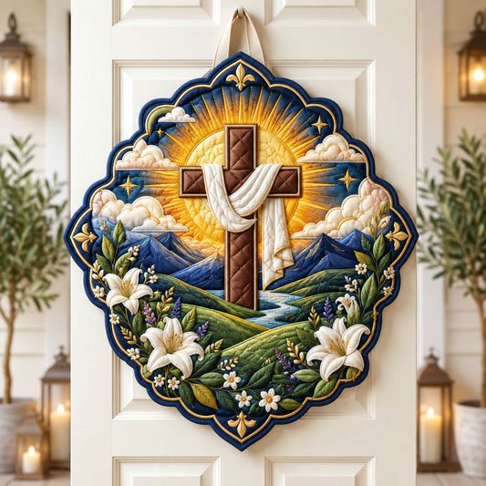 Christian Faith Custom Shape Quilted Door Hanger GFTONMU2897