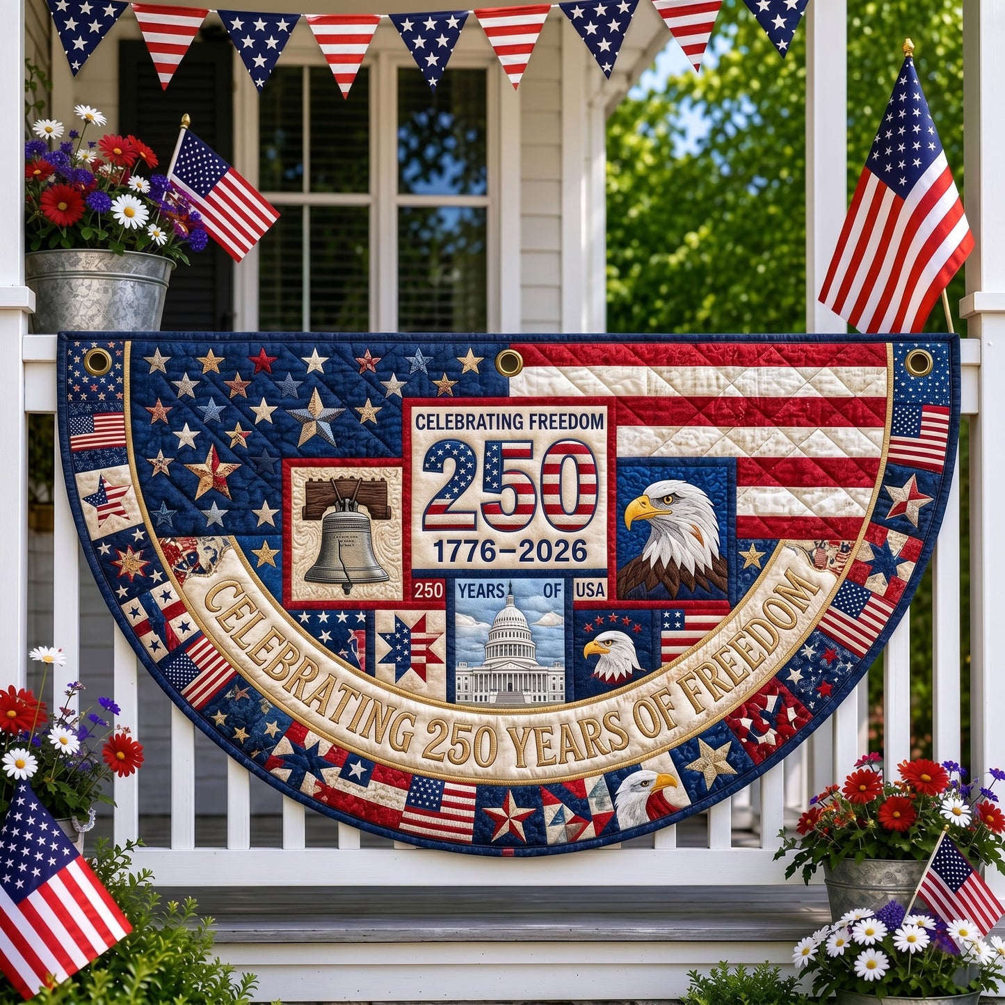 American Freedom Fan Flag GFTONMU291