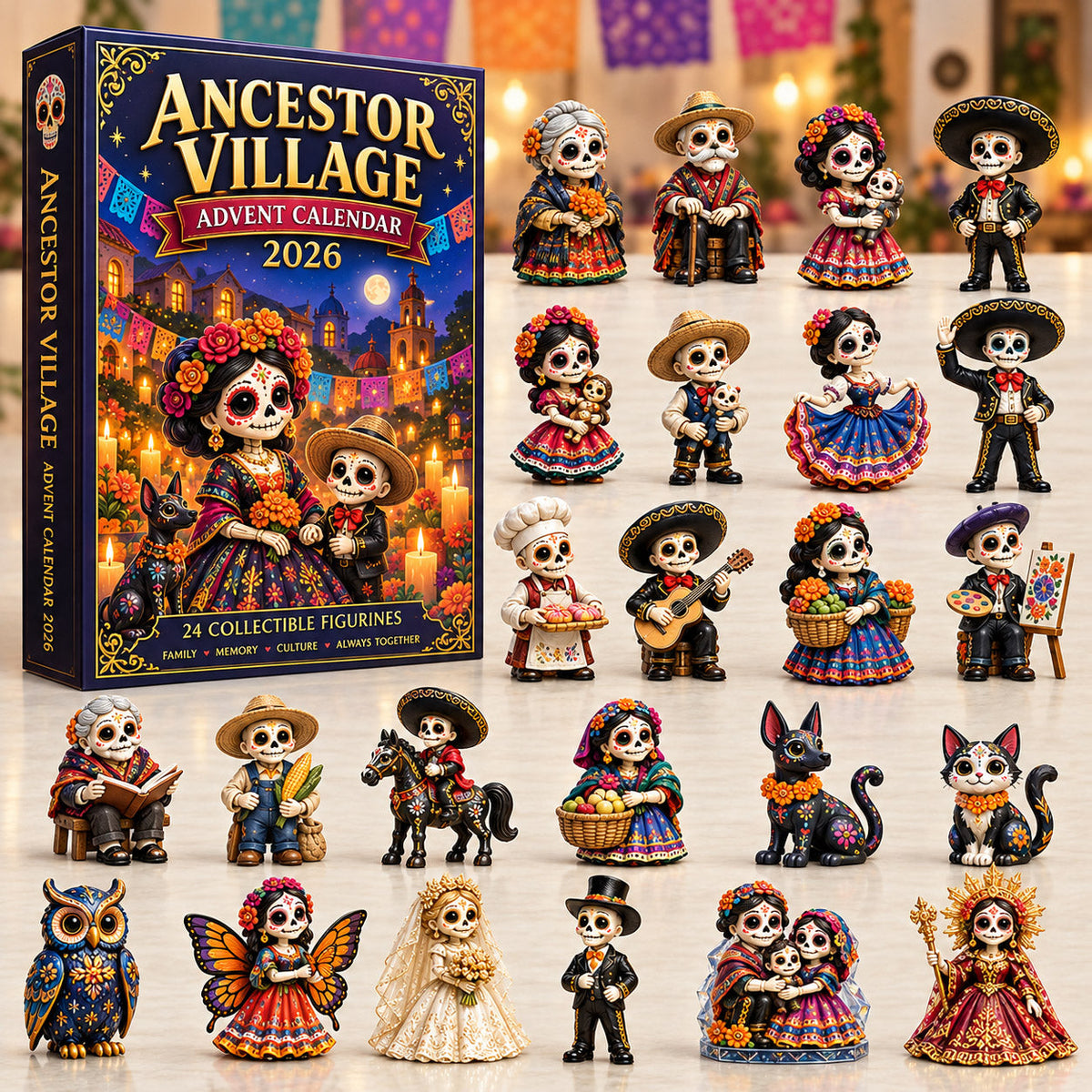 Día de Muertos Advent Calendar 2026 GFTONMU2989