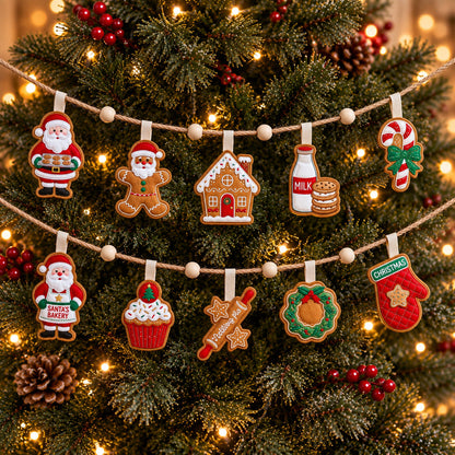 Christmas Spirit Custom Shape Quilted Garland GFTONMU3025