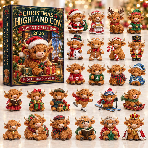 Highland Cow Advent Calendar 2026 GFTONMU3095