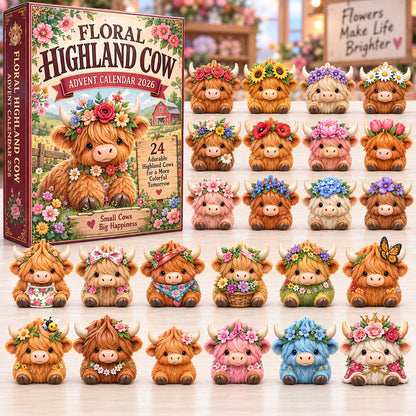 Highland Cow Advent Calendar 2026 GFTONMU3097
