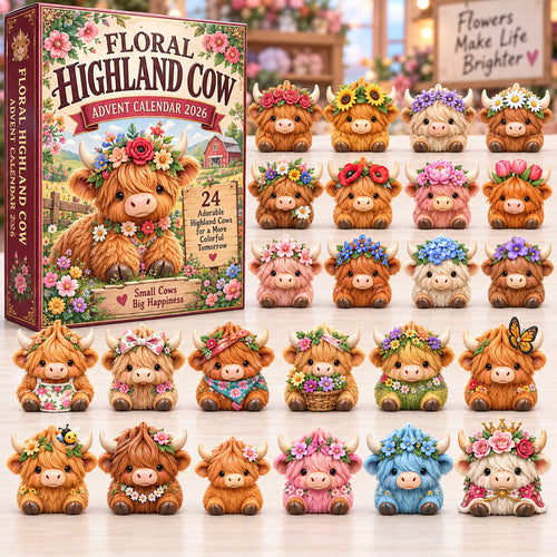 Highland Cow Advent Calendar 2026 GFTONMU3097