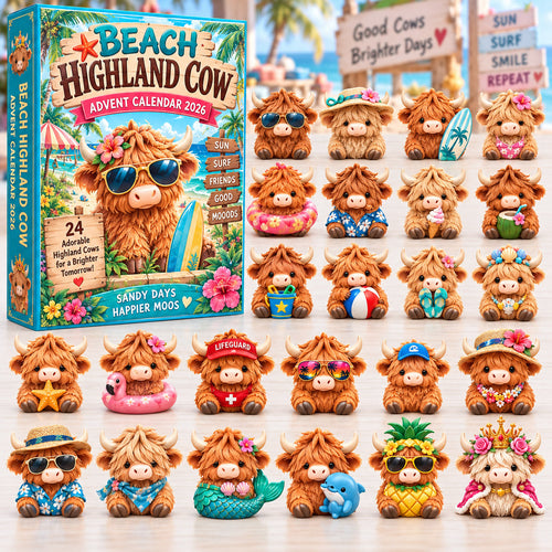 Highland Cow Advent Calendar 2026 GFTONMU3099