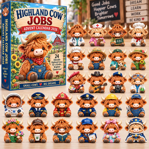 Highland Cow Advent Calendar 2026 GFTONMU3101