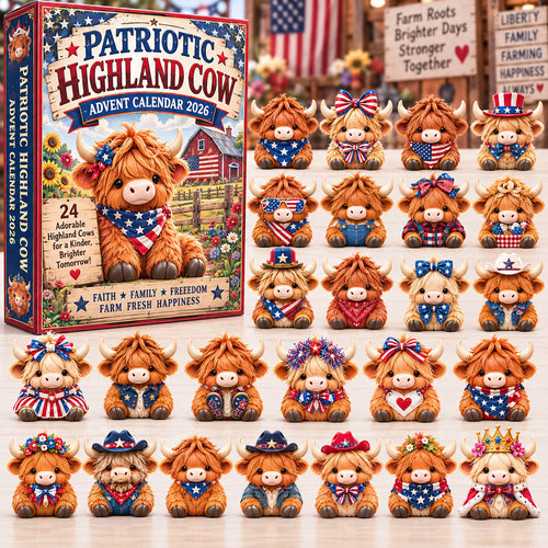 Highland Cow Advent Calendar 2026 GFTONMU3102