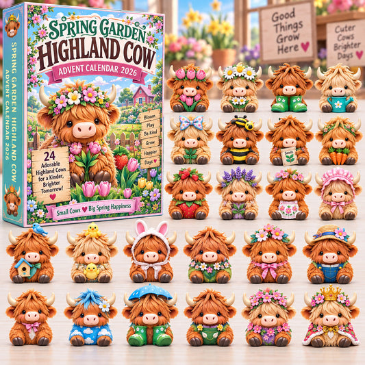 Highland Cow Advent Calendar 2026 GFTONMU3103
