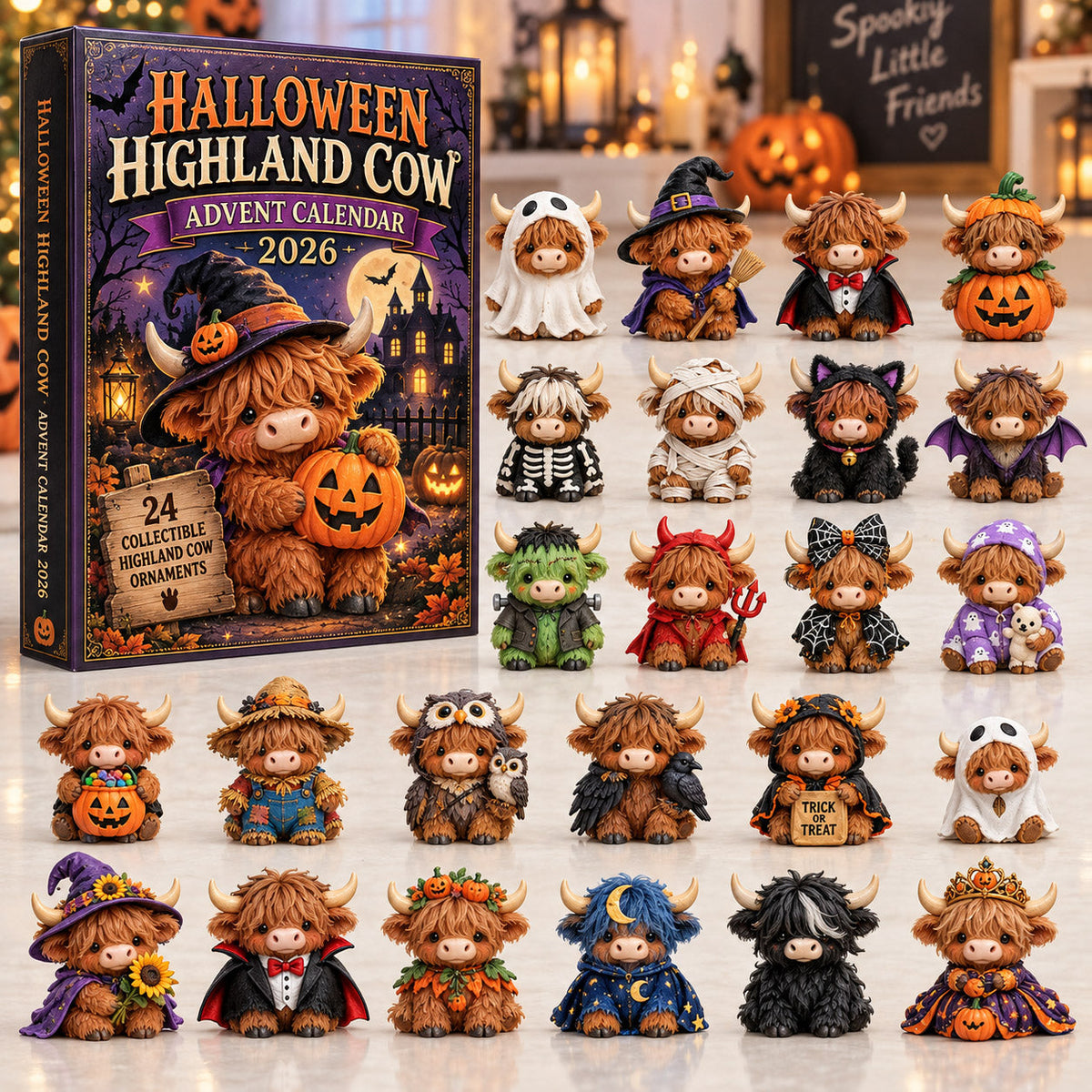 Highland Cow Advent Calendar 2026 GFTONMU3105
