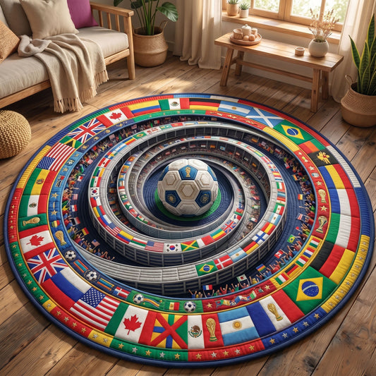 World Cup Quilted Round Mat GFTONMU315