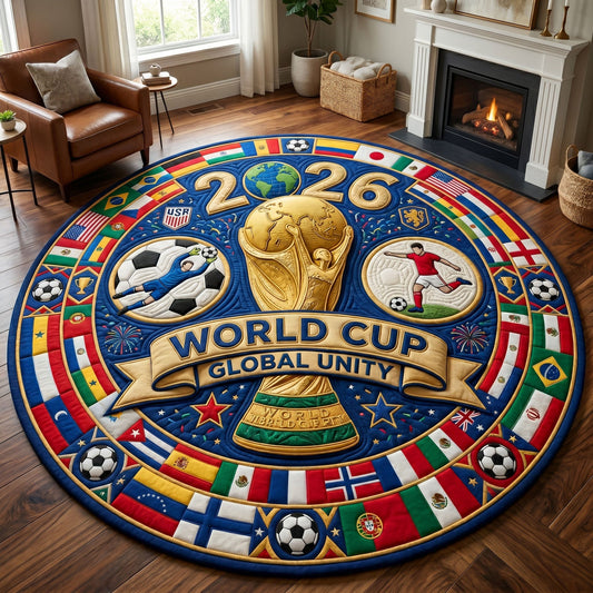 World Cup Quilted Round Mat GFTONMU316