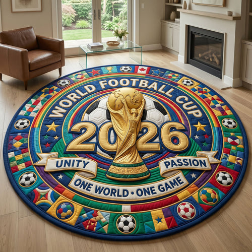 World Cup Quilted Round Mat GFTONMU317