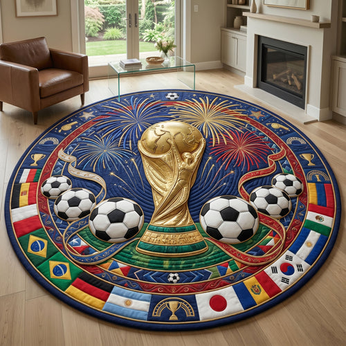 World Cup Quilted Round Mat GFTONMU318