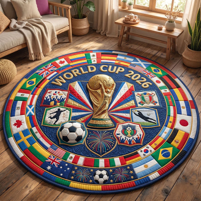 World Cup Quilted Round Mat GFTONMU319