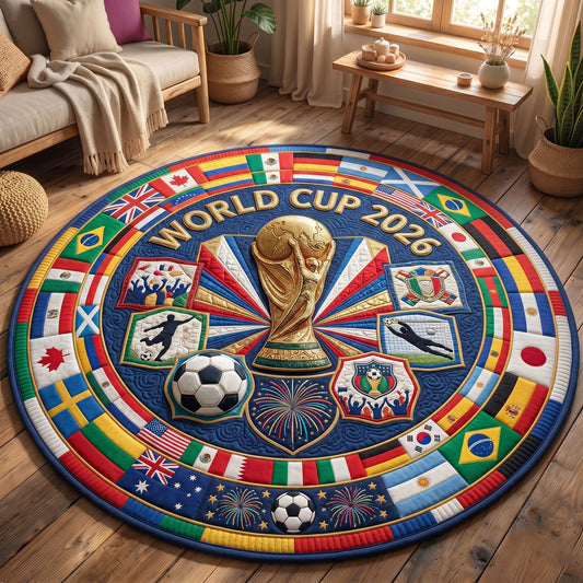World Cup Quilted Round Mat GFTONMU319