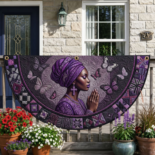 Melanin Queen Fan Flag GFTONMU320