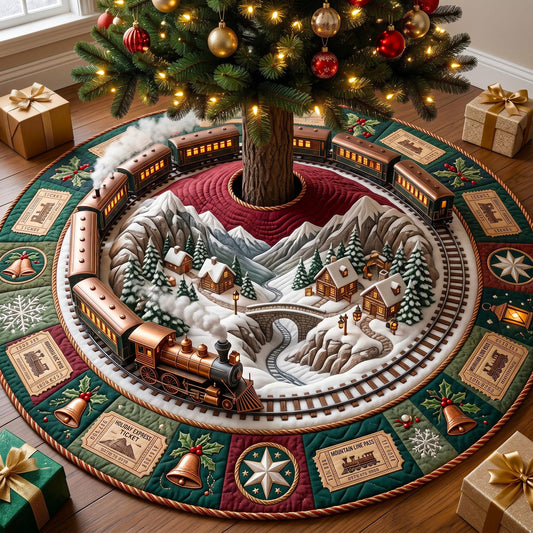 Holiday Express Quilted Tree Skirt GFTONMU3298