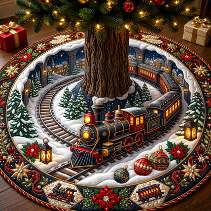 Holiday Express Quilted Tree Skirt GFTONMU3300