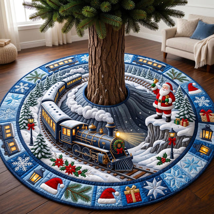 Holiday Express Quilted Tree Skirt GFTONMU3301