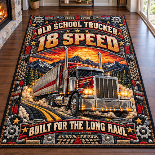 Trucker Life Area Rug GFTONMU3370