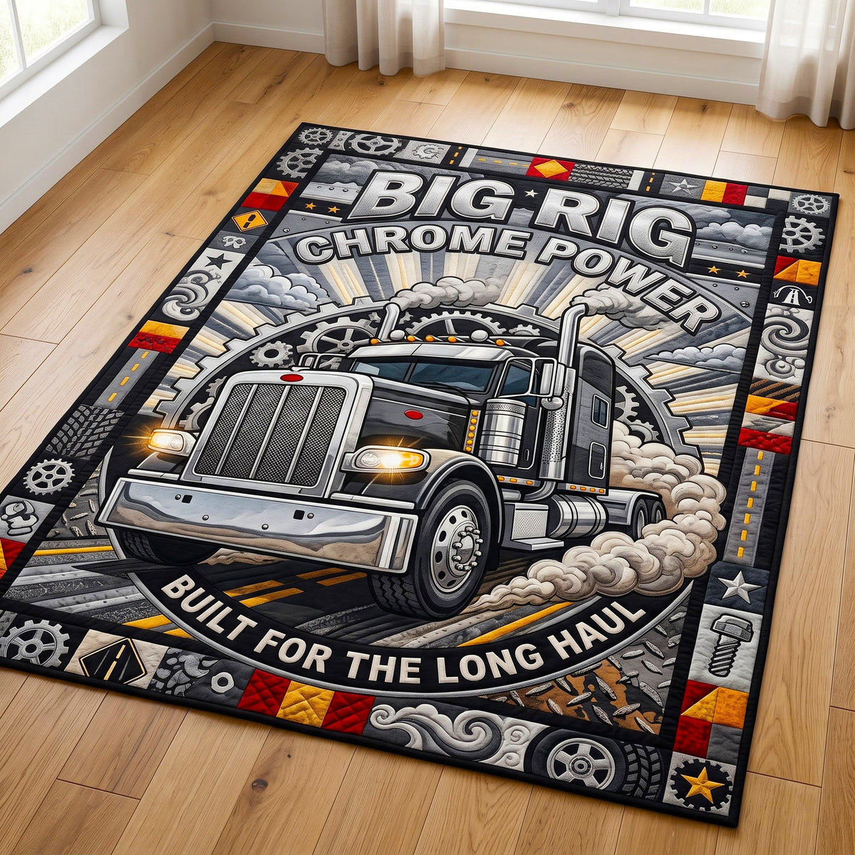 Trucker Life Area Rug GFTONMU3371