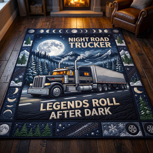 Trucker Life Area Rug GFTONMU3372