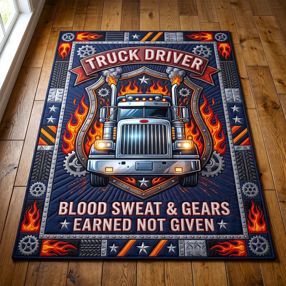 Trucker Life Area Rug GFTONMU3374