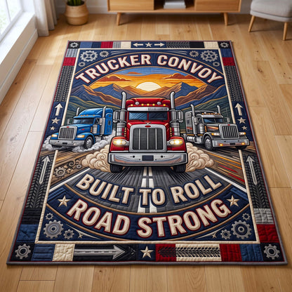 Trucker Life Area Rug GFTONMU3376