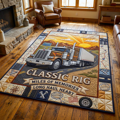 Trucker Life Area Rug GFTONMU3377