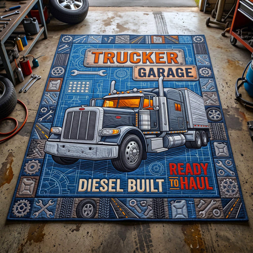 Trucker Life Area Rug GFTONMU3380