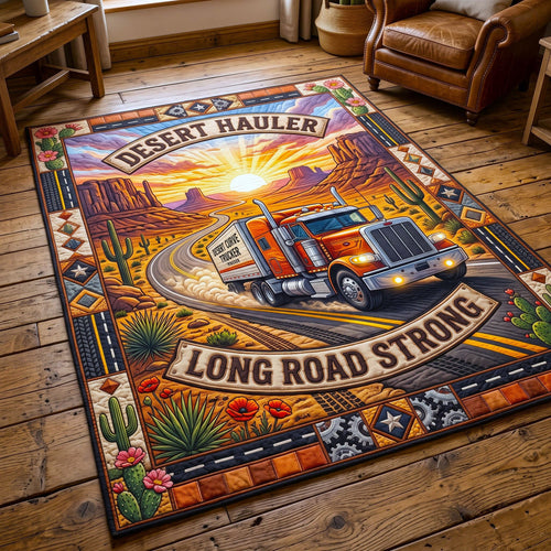 Trucker Life Area Rug GFTONMU3381